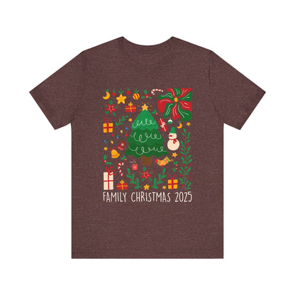 Family Christmas 2025 Shirt – Vintage Boho Holiday Family Group Shirt