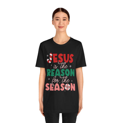 Retro Christmas Jesus Shirt – Christian “Reason for the Season” Faith Holiday Tee