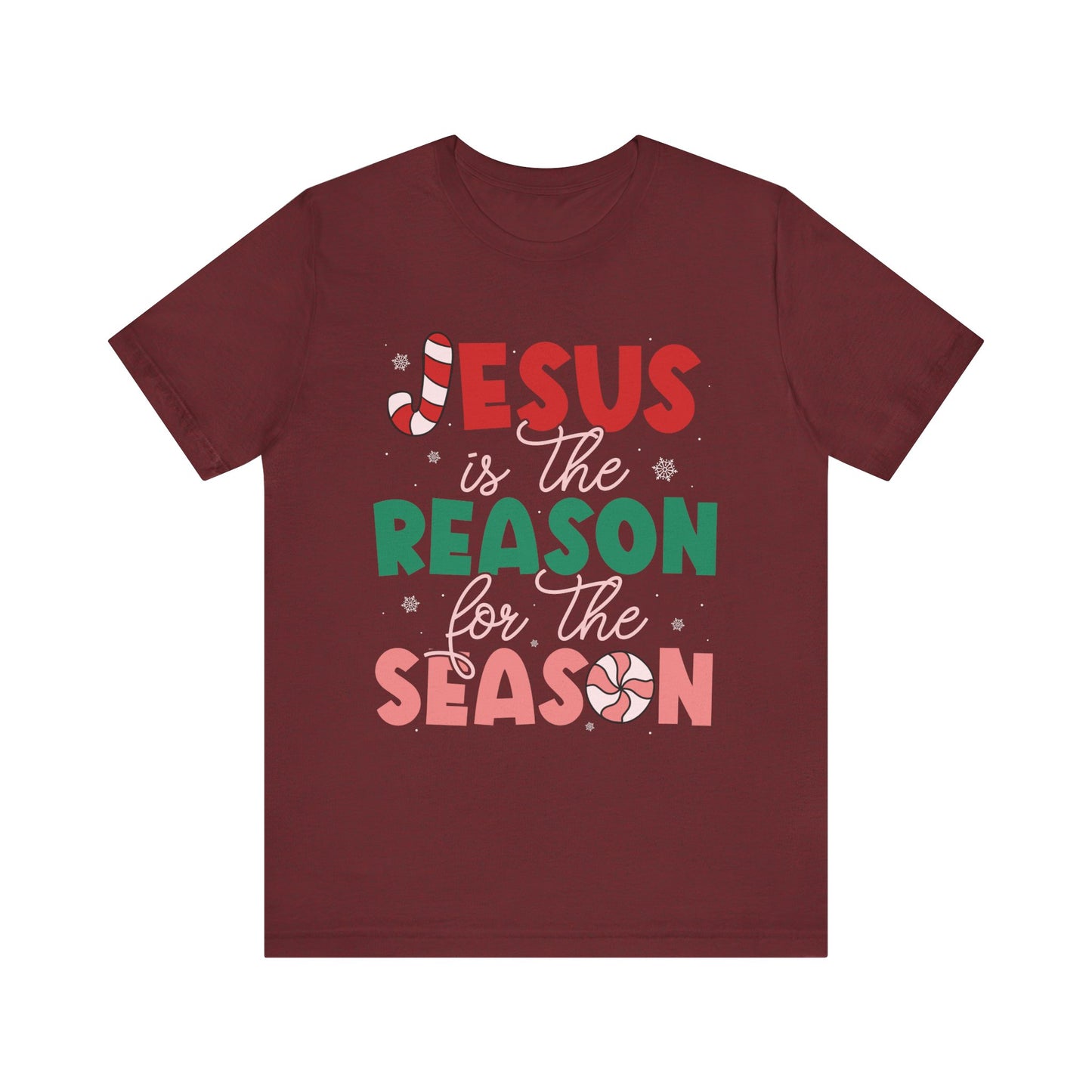 Retro Christmas Jesus Shirt – Christian “Reason for the Season” Faith Holiday Tee