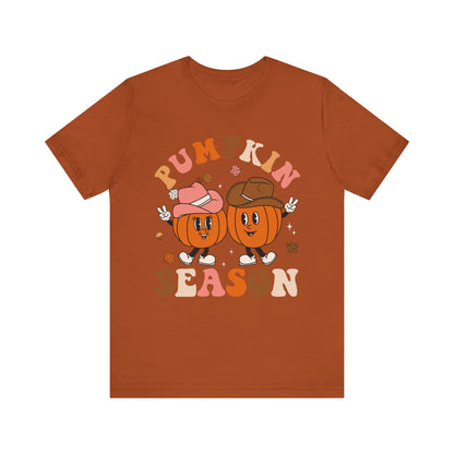 Pumpkin Season Howdy Shirt – Western Cowboy Cowgirl Thanksgiving Fall Tee