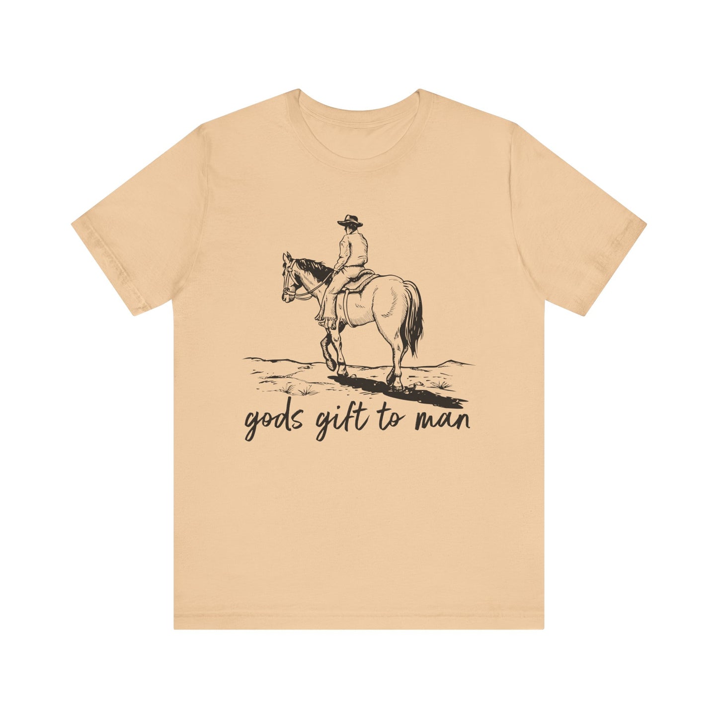 God’s Gift to Man Shirt – Cowboy Howdy Rodeo Christian Western Tee