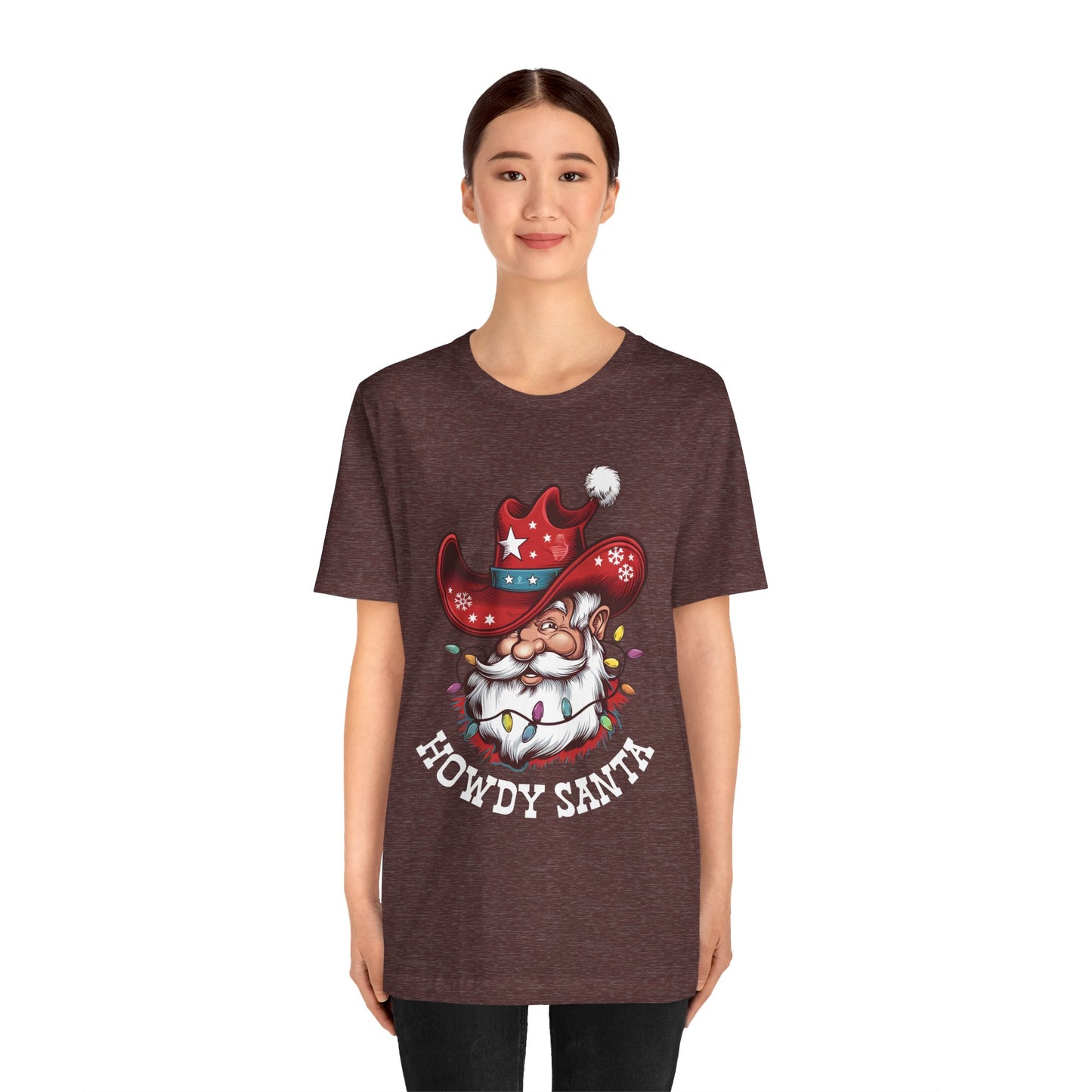 Howdy Santa Shirt – Funny Cowboy Western Christmas Holiday Costume Tee