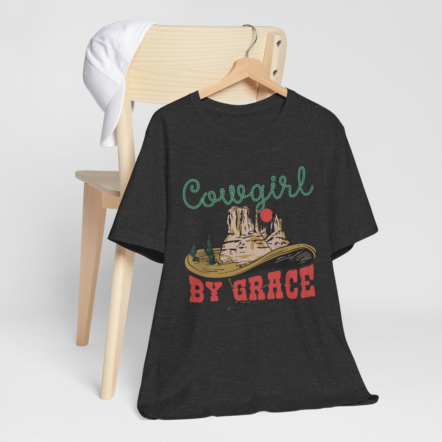 Cowgirl By Grace Shirt – Vintage Christian Western American Rodeo Tee