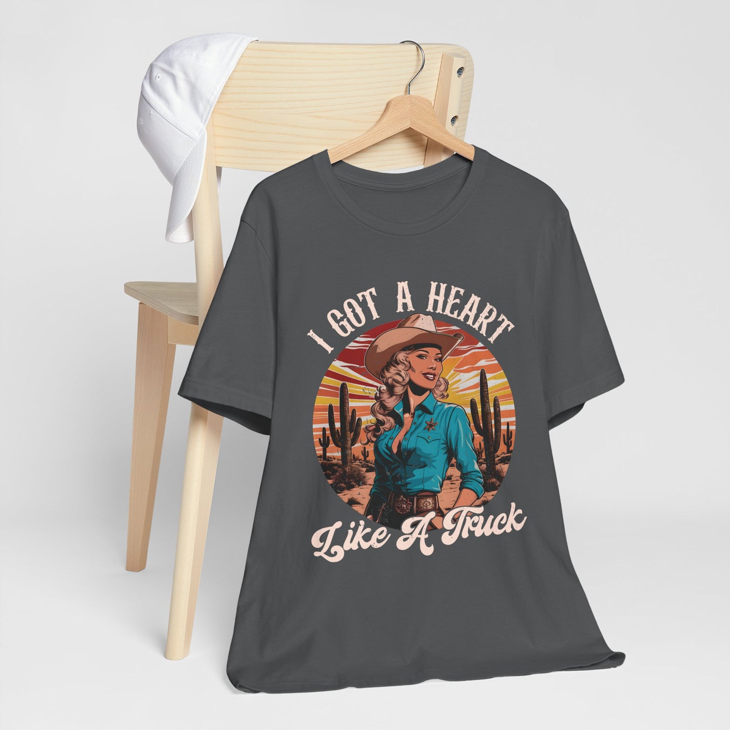 Heart Like A Truck Shirt – Christian Cowgirl Desert Western Rodeo Tee