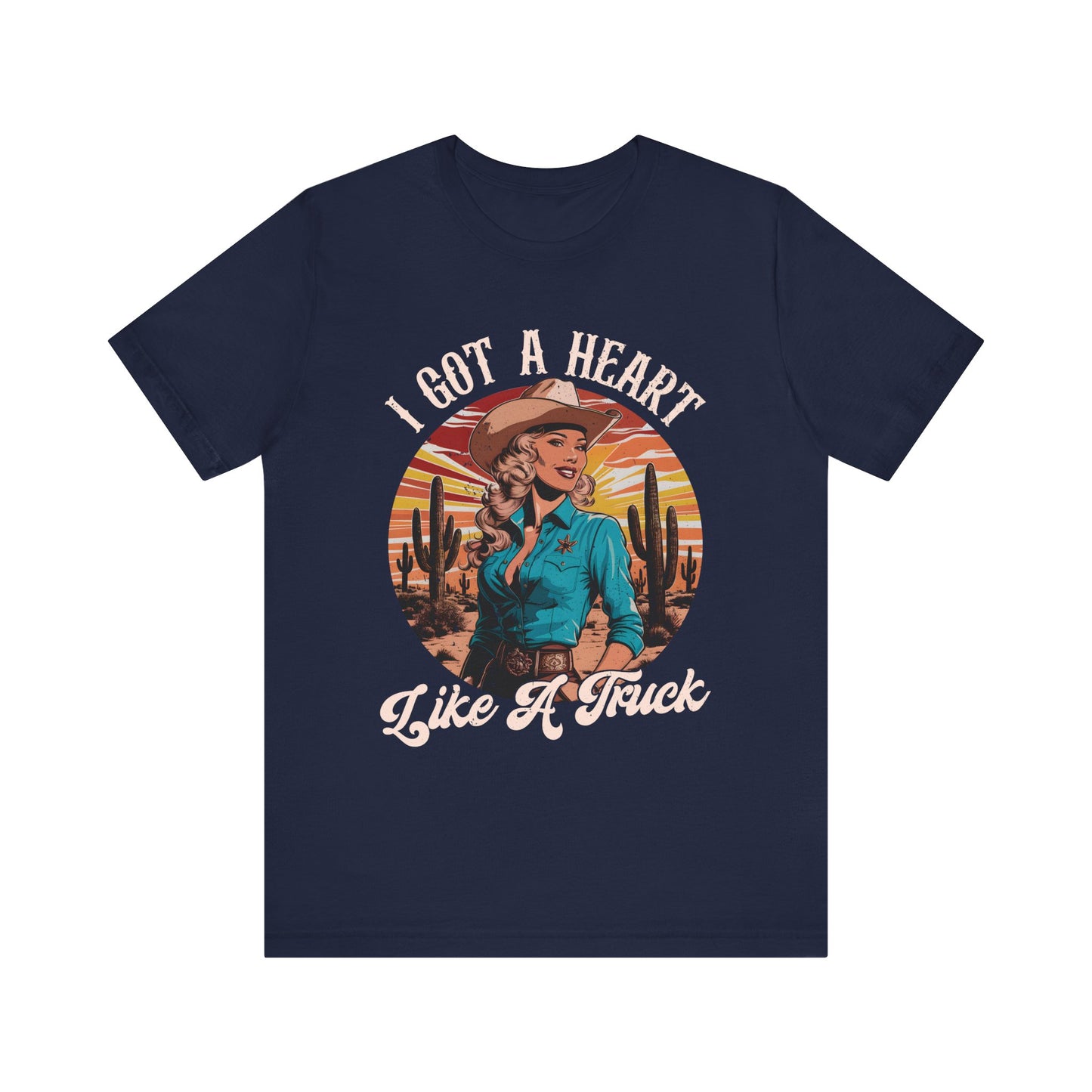 Heart Like A Truck Shirt – Christian Cowgirl Desert Western Rodeo Tee