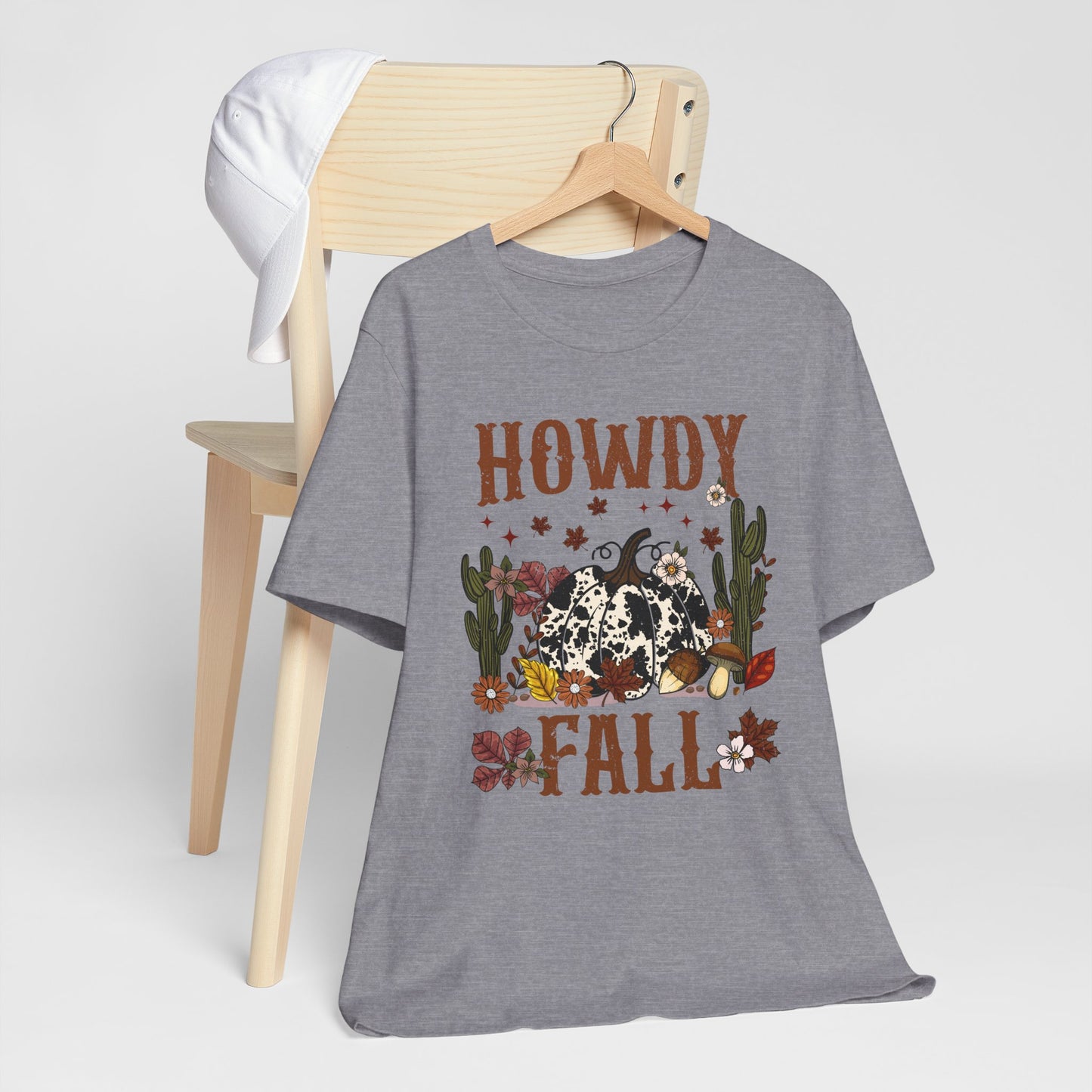 Retro Howdy Fall Shirt – Western Cowboy Pumpkin Country Thanksgiving Tee