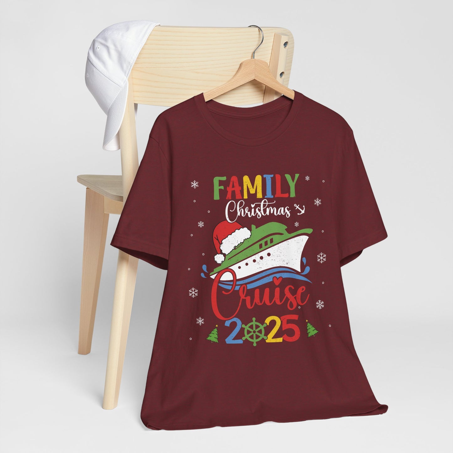 Family Christmas Cruise 2025 Shirt – Matching Cruisemas Family Vacation Tee, Holiday Boat Trip Outfit