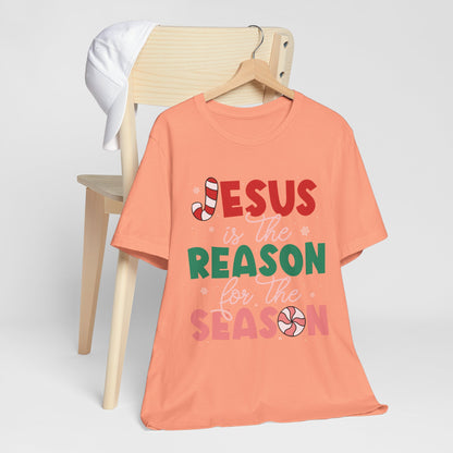 Retro Christmas Jesus Shirt – Christian “Reason for the Season” Faith Holiday Tee