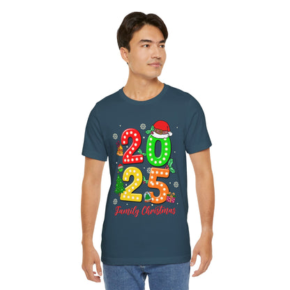 2025 Family Christmas Shirt – Cute Matching Holiday Lights Group Tee