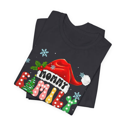 Mommy Family Christmas 2025 Shirt – Cute Matching Polka Dot Holiday Tee