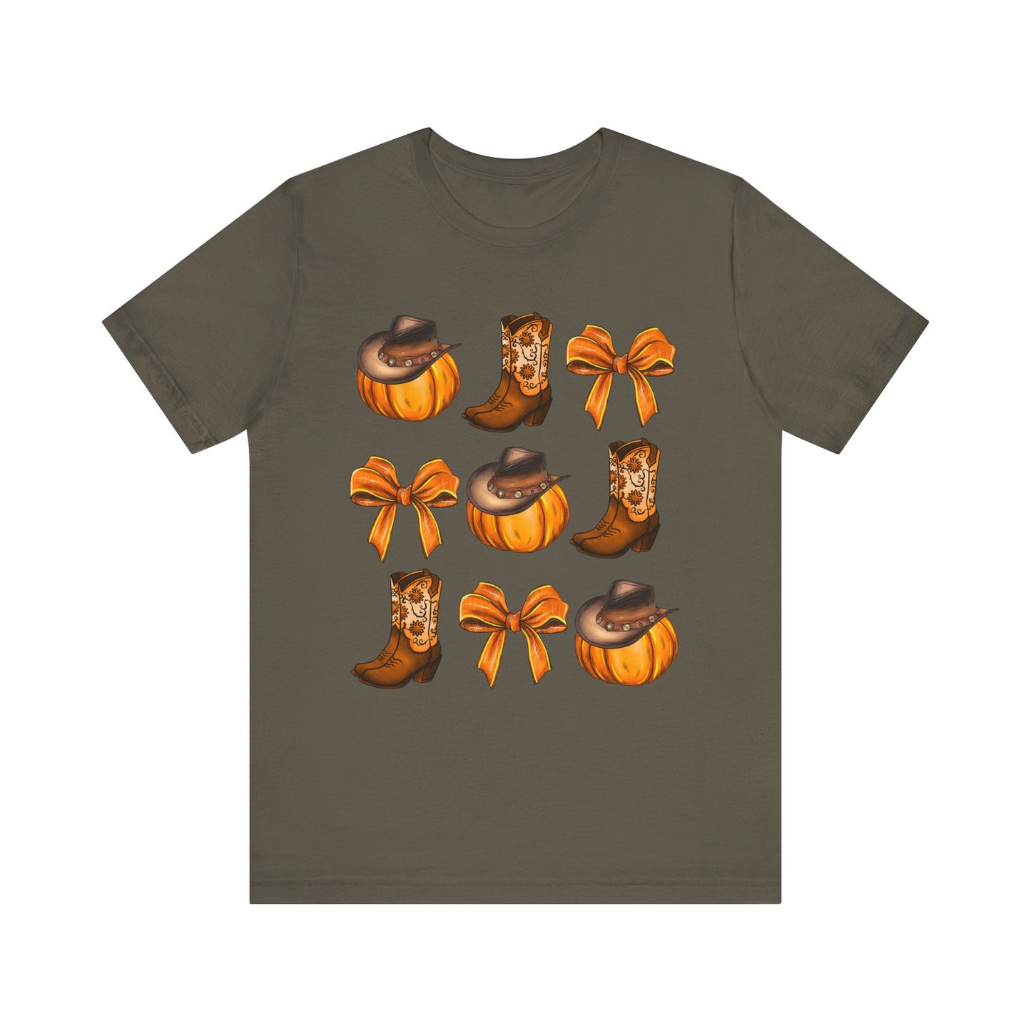 Howdy Pumpkin Shirt – Coquette Bow Cowgirl Western Fall Thanksgiving Tee