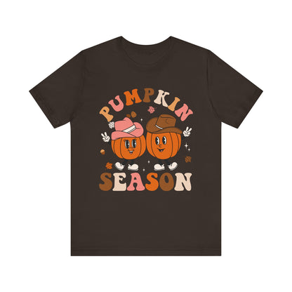 Pumpkin Season Howdy Shirt – Western Cowboy Cowgirl Thanksgiving Fall Tee