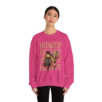 Howdy Black Cowgirl Sweatshirt – Country Western Rodeo Melanin Texas Pullover