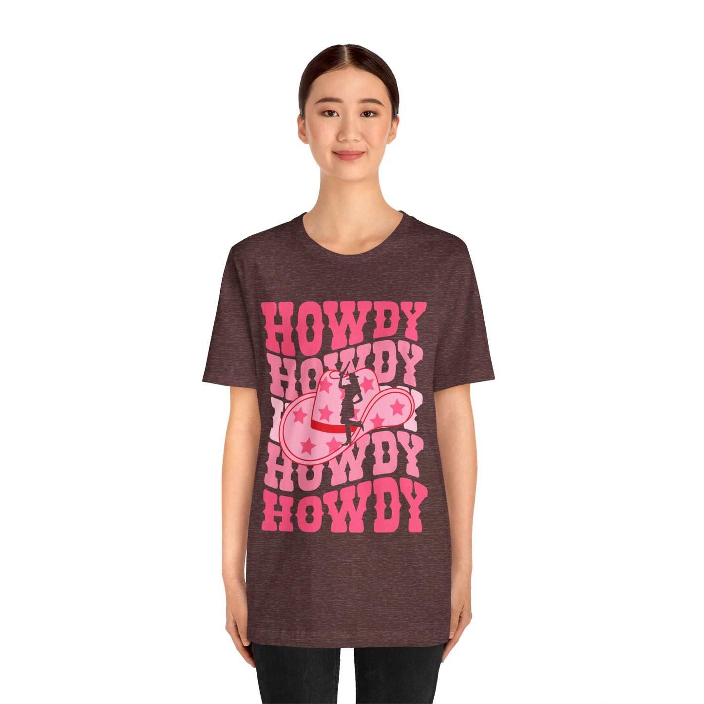 Howdy Pink Cowgirl Shirt – Disco Western Rodeo Country Girl Tee
