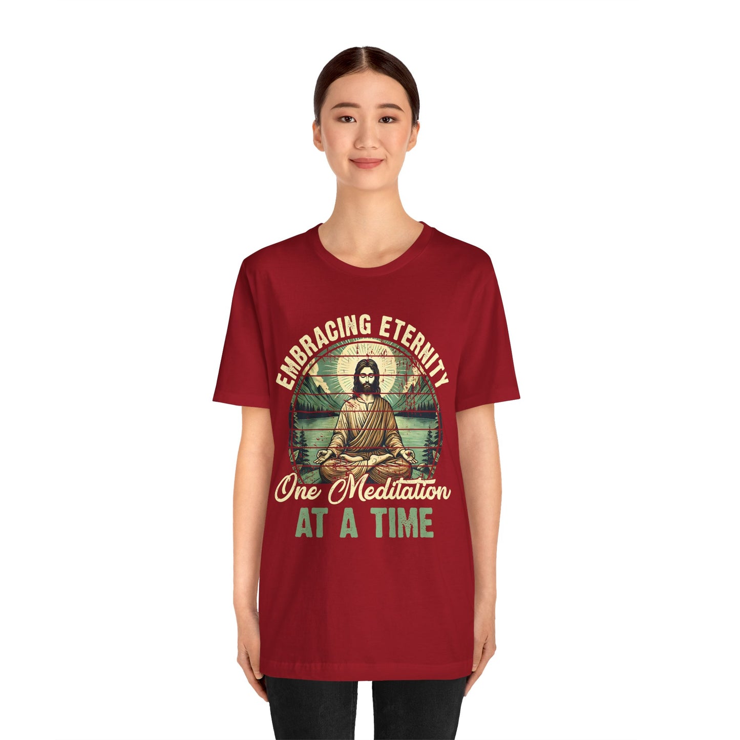 Embracing Eternity Shirt – Christian Yoga Jesus God Faith & Mindfulness Tee