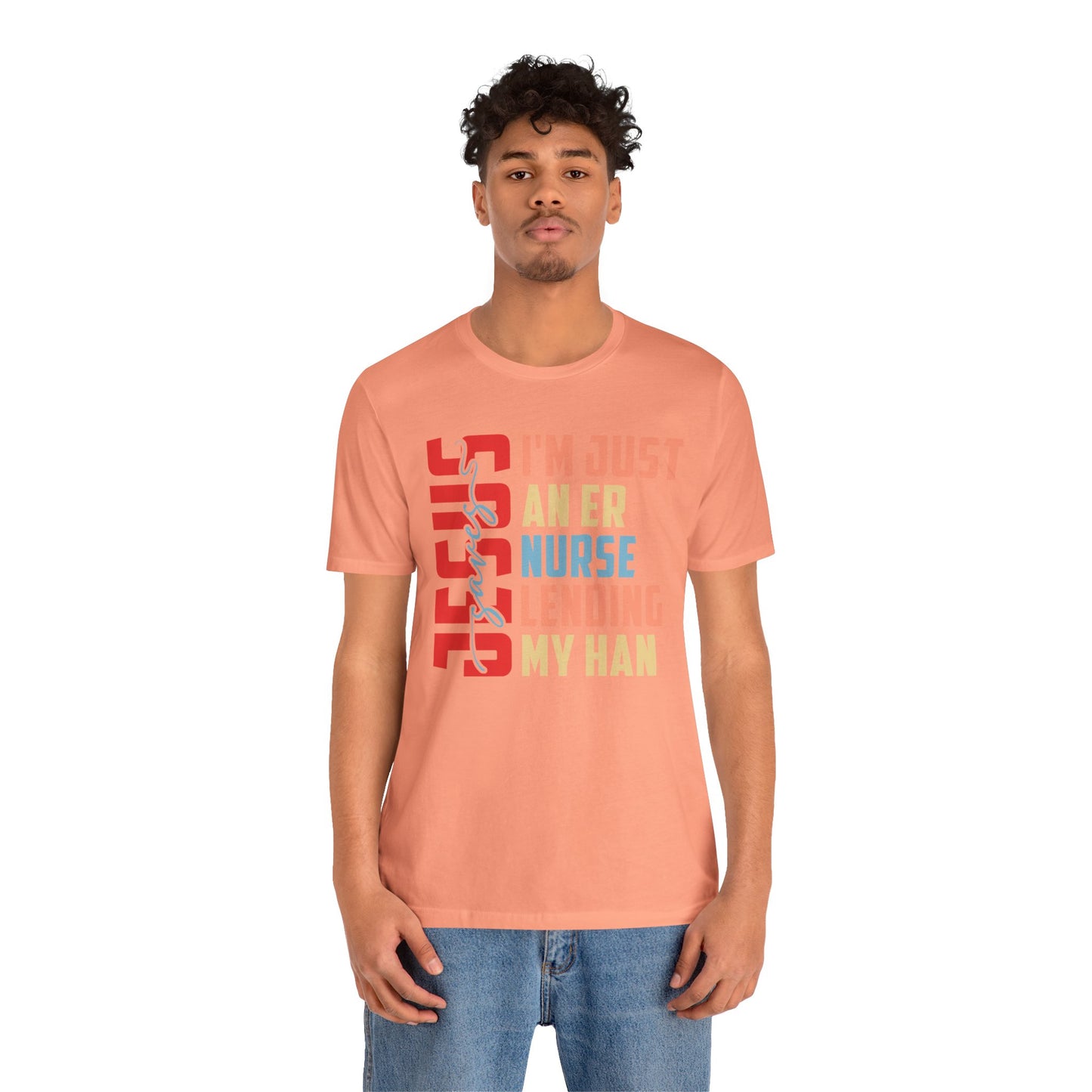 Jesus Saves ER Nurse Shirt – Retro Christian Emergency Room Faith Nurse Tee