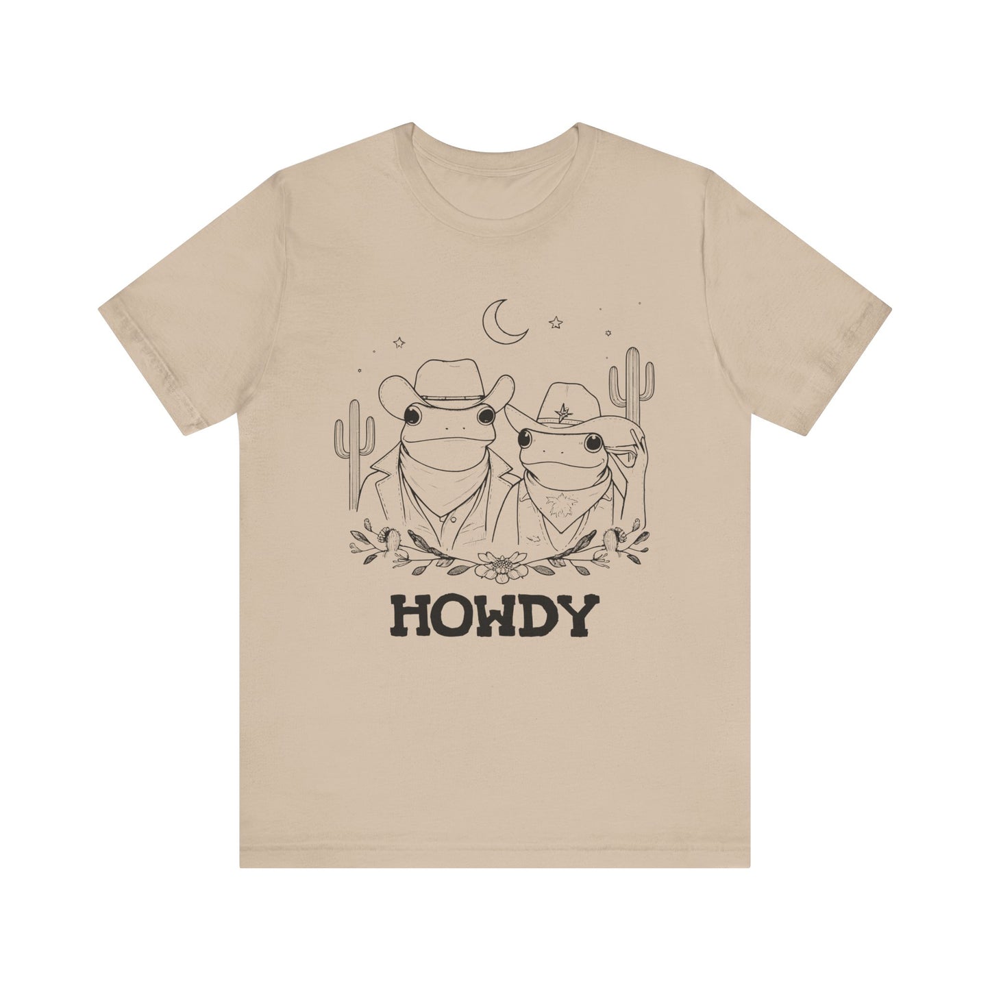 Howdy Frog Toad Couple Shirt – Cowboy Cowgirl Western Rodeo Cactus Tee