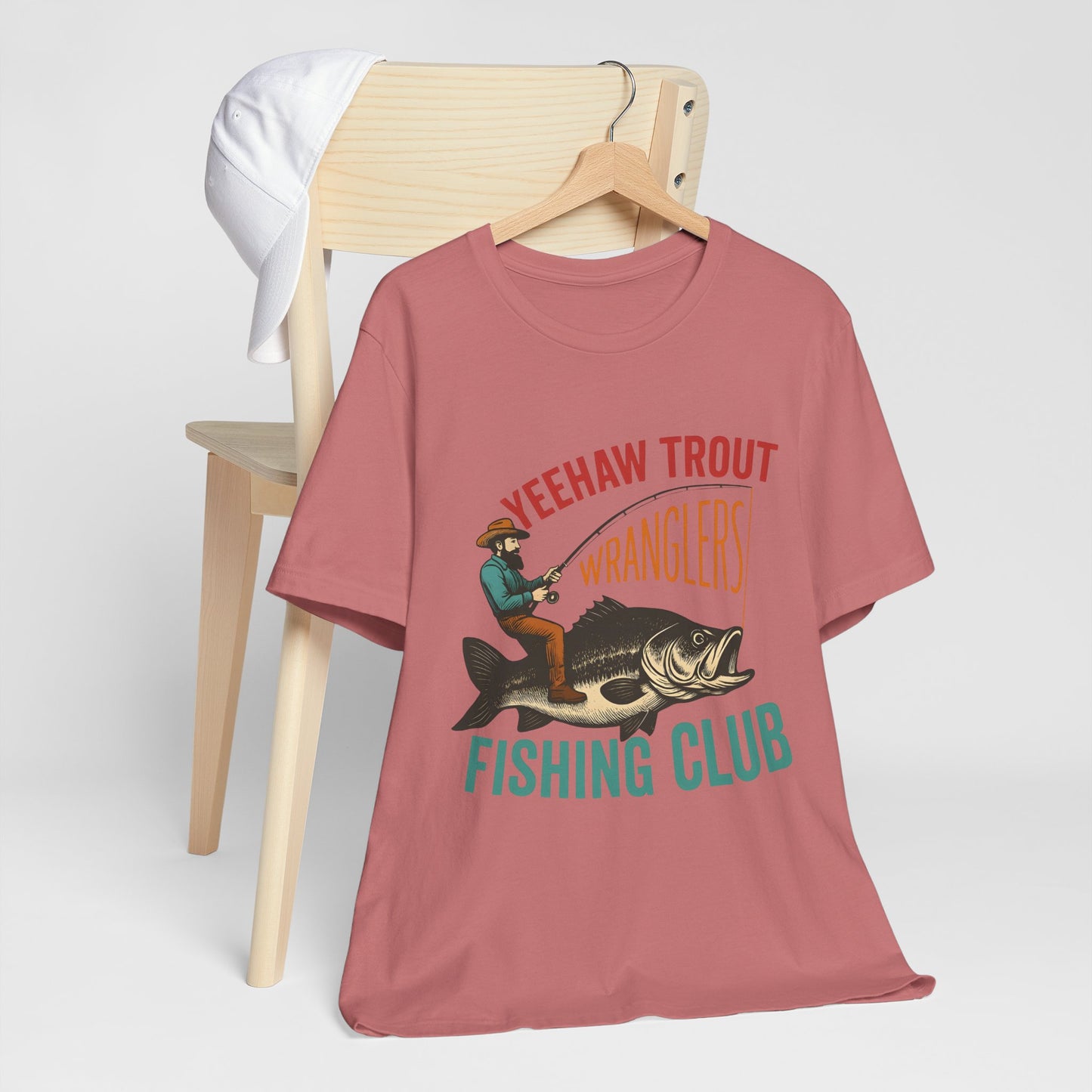 Yeehaw Trout Wranglers Shirt – Funny Cowboy Fishing Club Western Tee