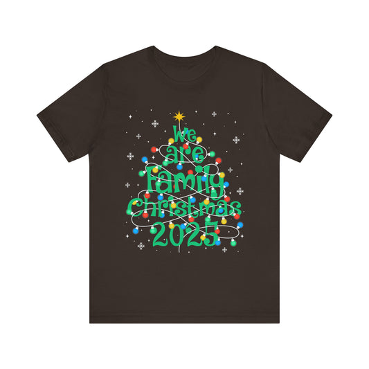 We Are Family Christmas 2025 Shirt – Matching Holiday Tree Lights Reunion Tee