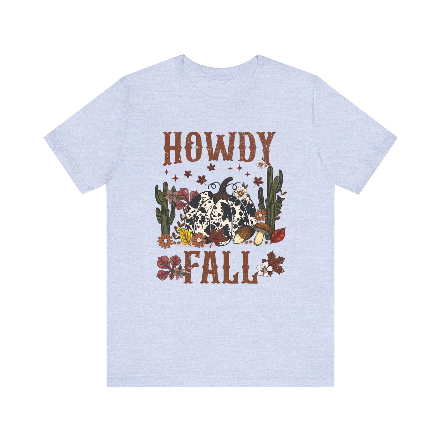 Retro Howdy Fall Shirt – Western Cowboy Pumpkin Country Thanksgiving Tee