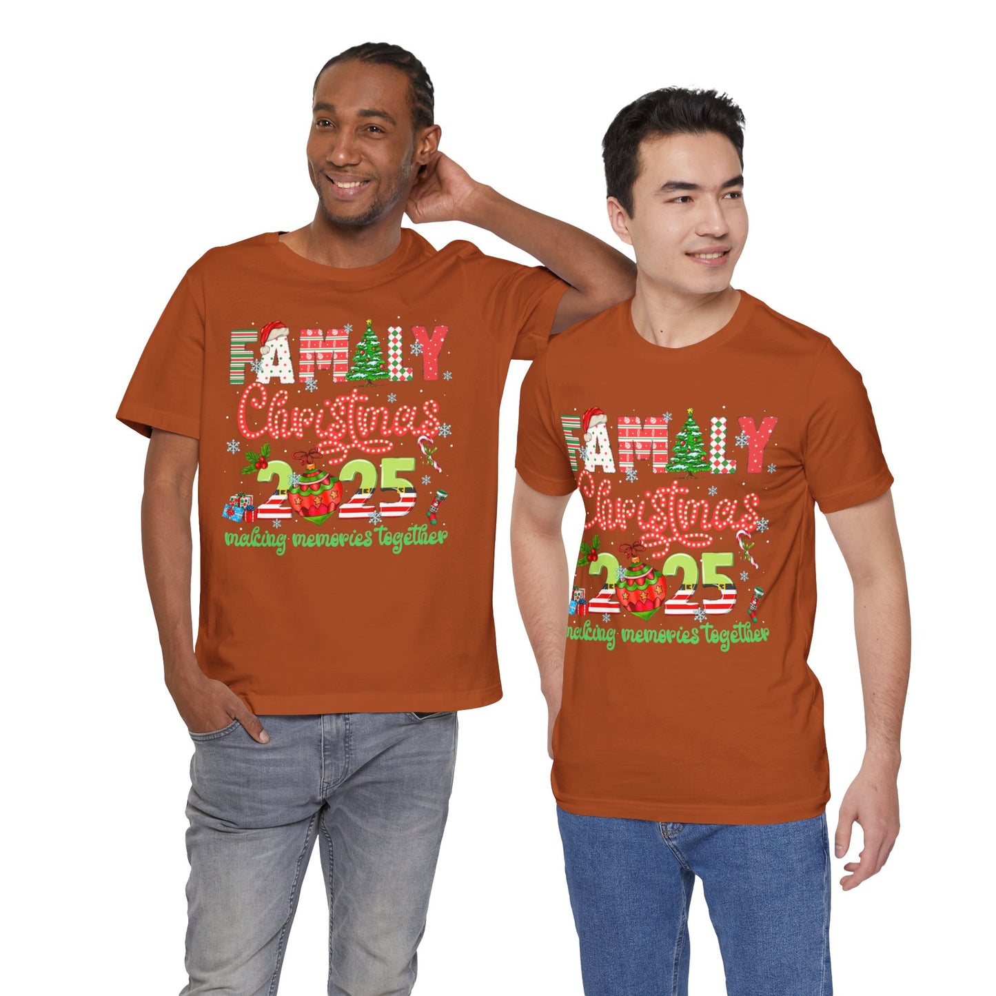 Family Christmas 2025 Matching Shirt – Festive Holiday Lights Ornament Tee