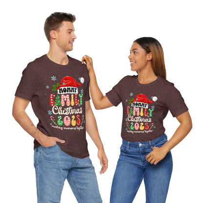 Mommy Family Christmas 2025 Shirt – Cute Matching Polka Dot Holiday Tee
