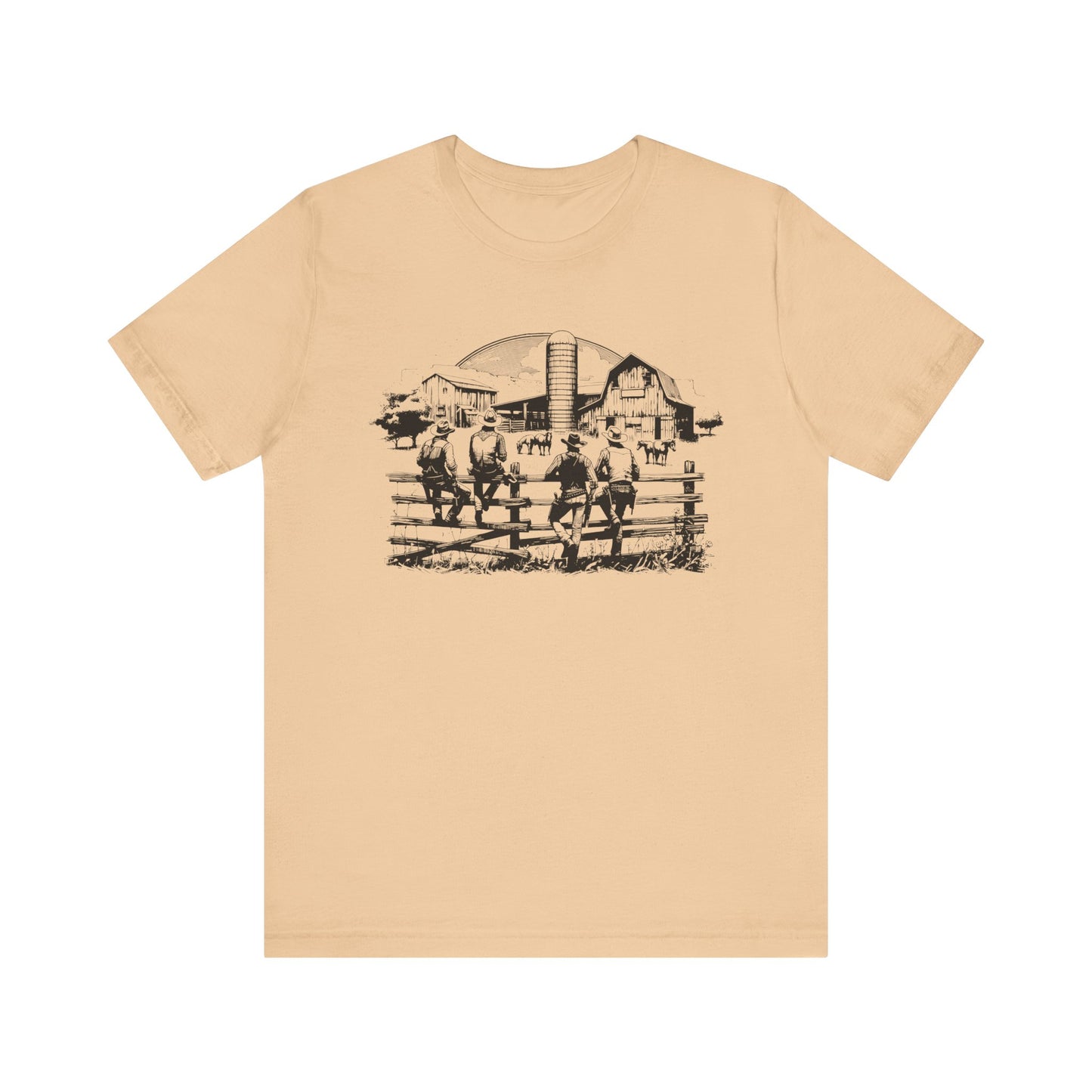 Western Cowboy Horse Racing Shirt – Texas Rodeo Country Cowgirl Tee