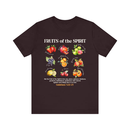 Fruits of the Spirit Shirt – Galatians 5:22-23 Christian Bible Verse Tee