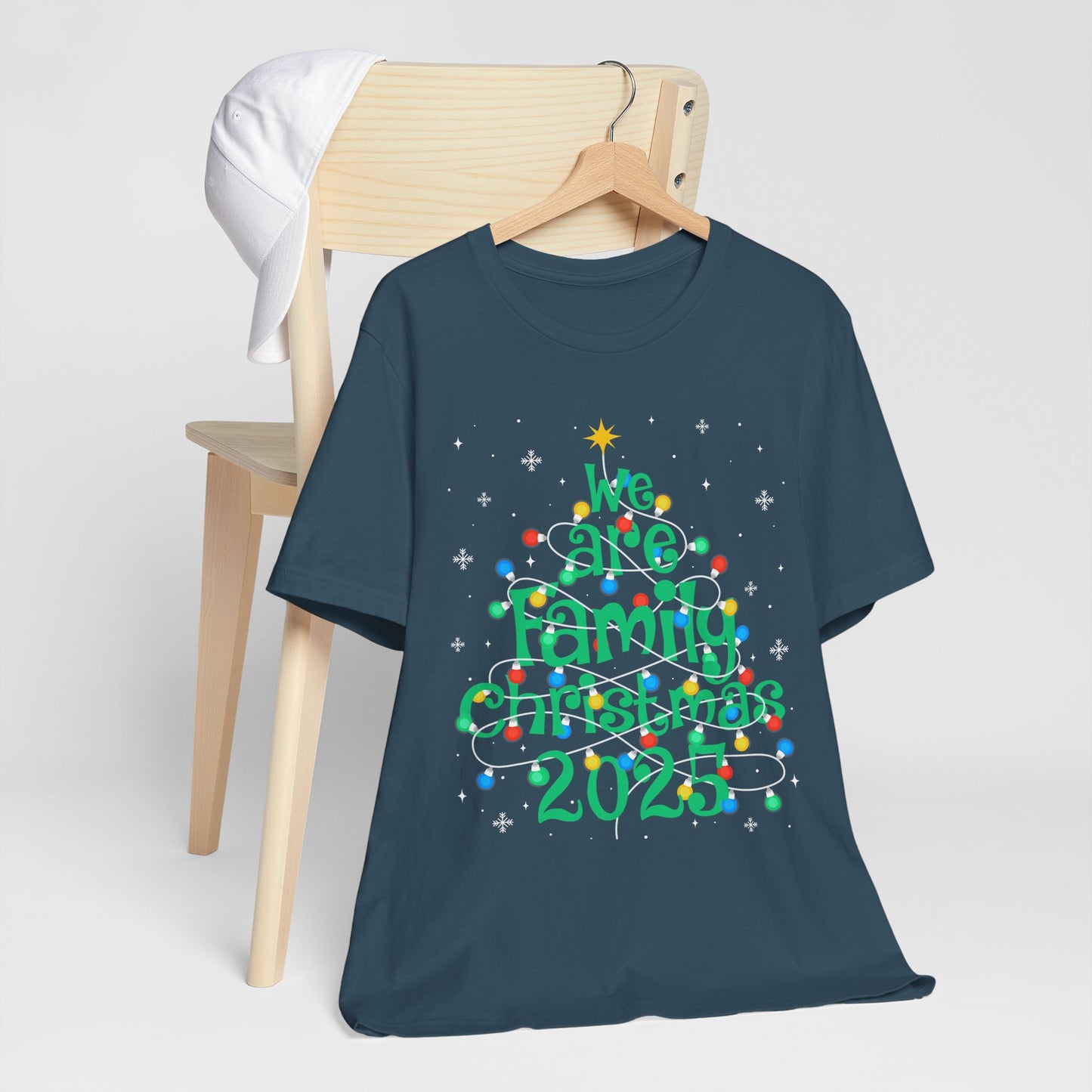 We Are Family Christmas 2025 Shirt – Matching Holiday Tree Lights Reunion Tee