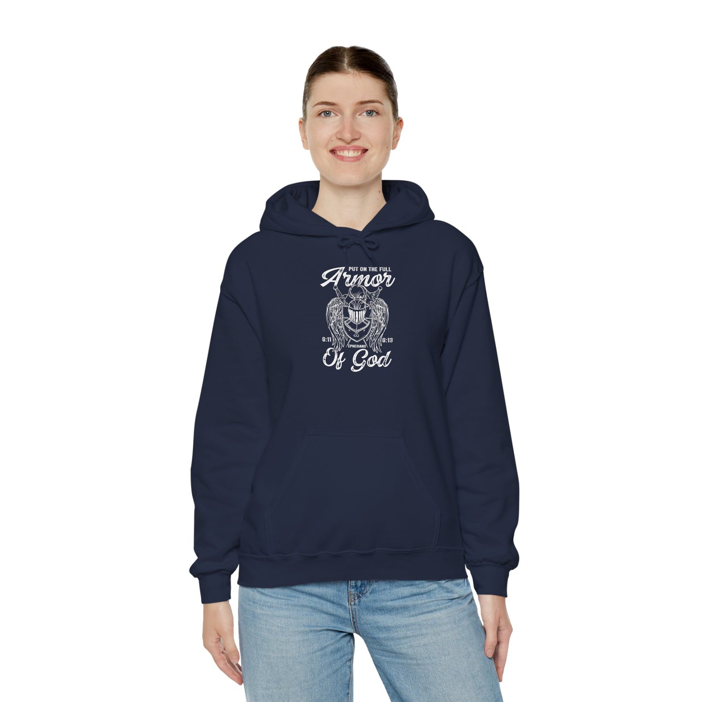 Put On The Full Armor Of God Jesus Christ Faith King Men Hoodie