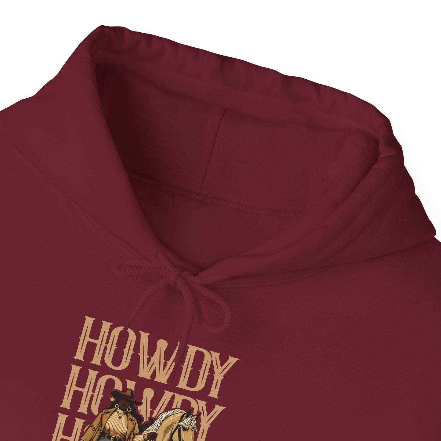 Howdy Black Cowgirl Hoodie – Country Western Rodeo Melanin Texas Pullover