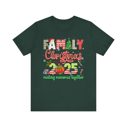 Family Christmas 2025 Matching Shirt – Festive Holiday Lights Ornament Tee