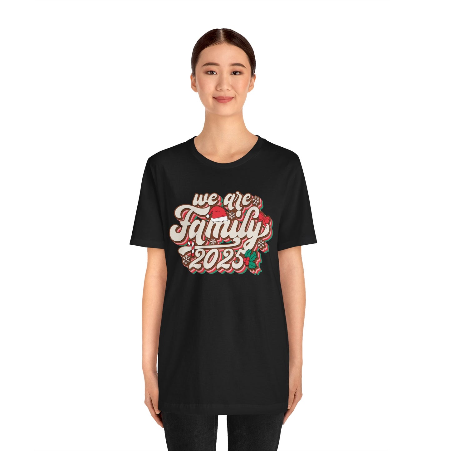 We Are Family Christmas Shirt – Retro Groovy 80s Matching Holiday Tee
