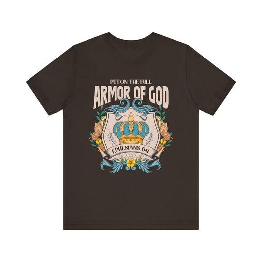 Armor of God Shirt – Christian Ephesians 6:11 Spiritual Warfare Faith Tee