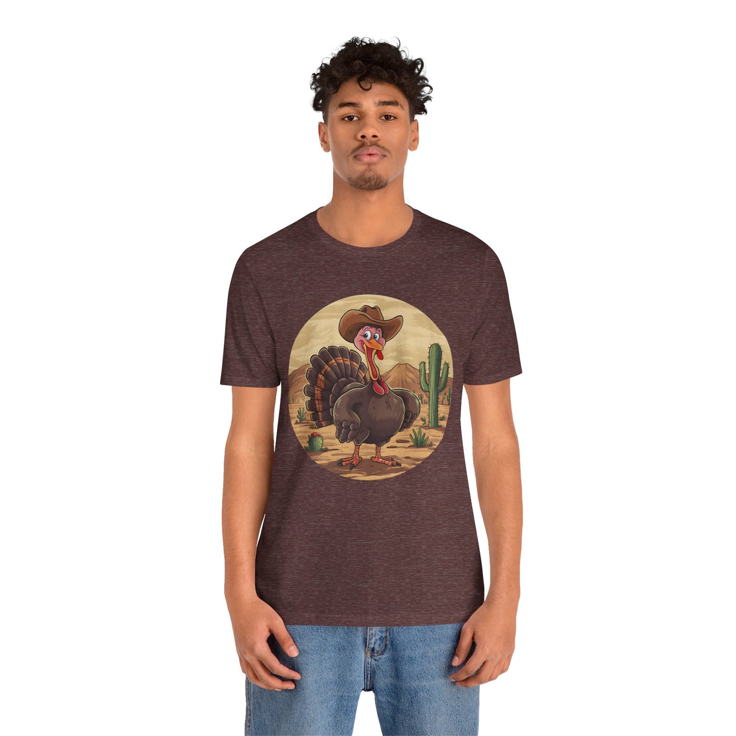 Western Thanksgiving Cowboy Turkey Shirt – Texas Desert Cowgirl Tee