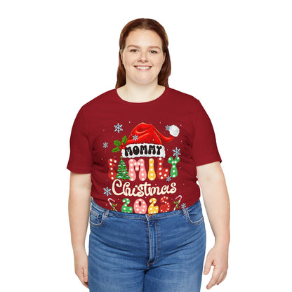 Mommy Family Christmas 2025 Shirt – Cute Matching Polka Dot Holiday Tee