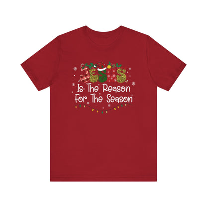 Leopard Red Plaid Christmas Jesus Shirt – Stylish Christian Faith Holiday Tee