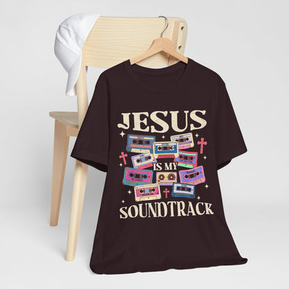 Jesus Is My Soundtrack Shirt – Christian Worship Music Faith Tee for Believers