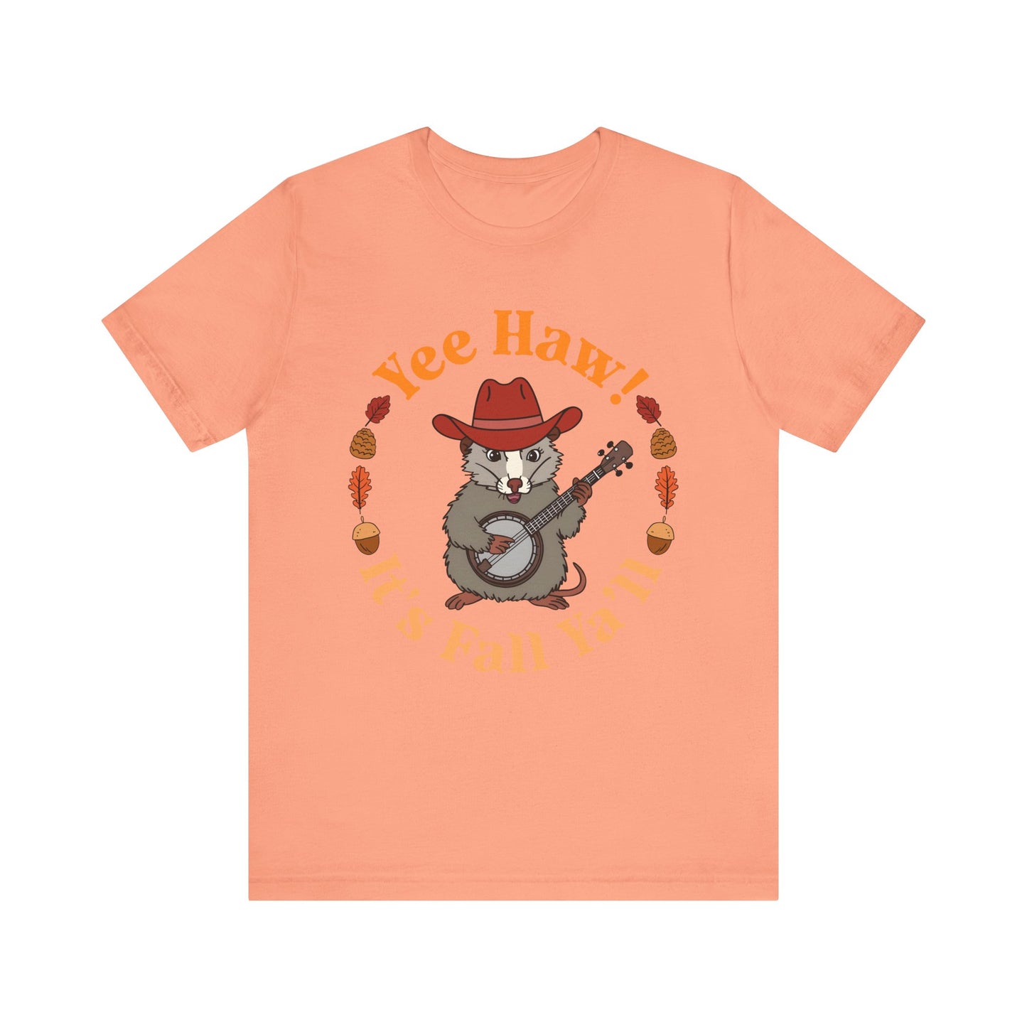 Yee Haw It’s Fall Y’all Shirt – Funny Possum Country Western Rodeo Tee