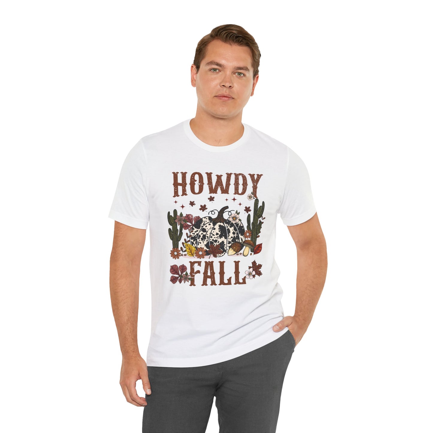 Retro Howdy Fall Shirt – Western Cowboy Pumpkin Country Thanksgiving Tee