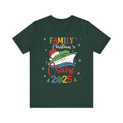 Family Christmas Cruise 2025 Shirt – Matching Cruisemas Family Vacation Tee, Holiday Boat Trip Outfit