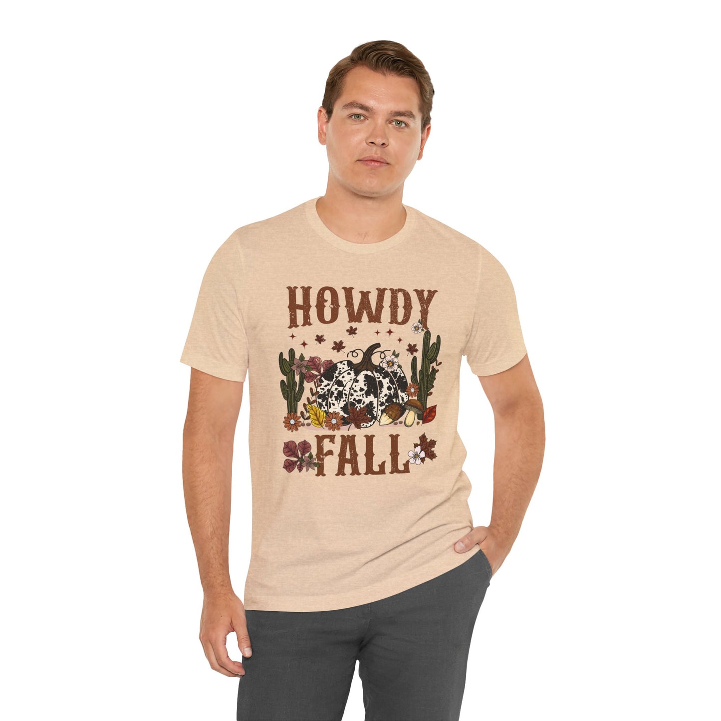 Retro Howdy Fall Shirt – Western Cowboy Pumpkin Country Thanksgiving Tee