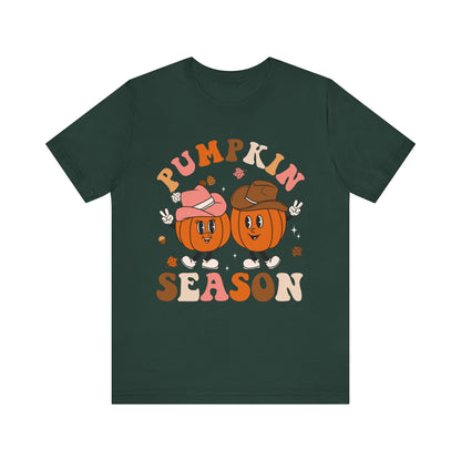 Pumpkin Season Howdy Shirt – Western Cowboy Cowgirl Thanksgiving Fall Tee