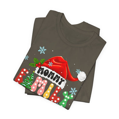 Mommy Family Christmas 2025 Shirt – Cute Matching Polka Dot Holiday Tee