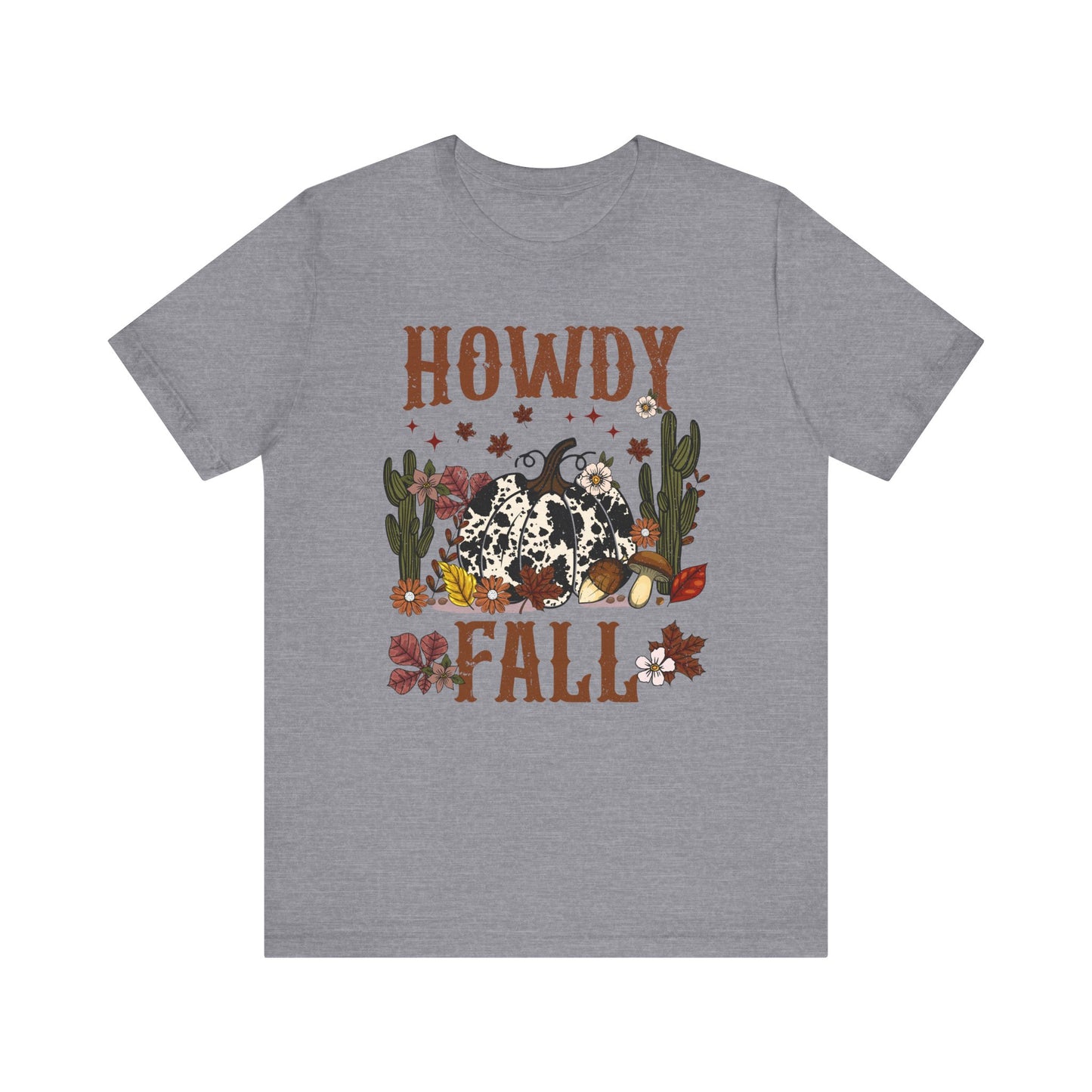 Retro Howdy Fall Shirt – Western Cowboy Pumpkin Country Thanksgiving Tee