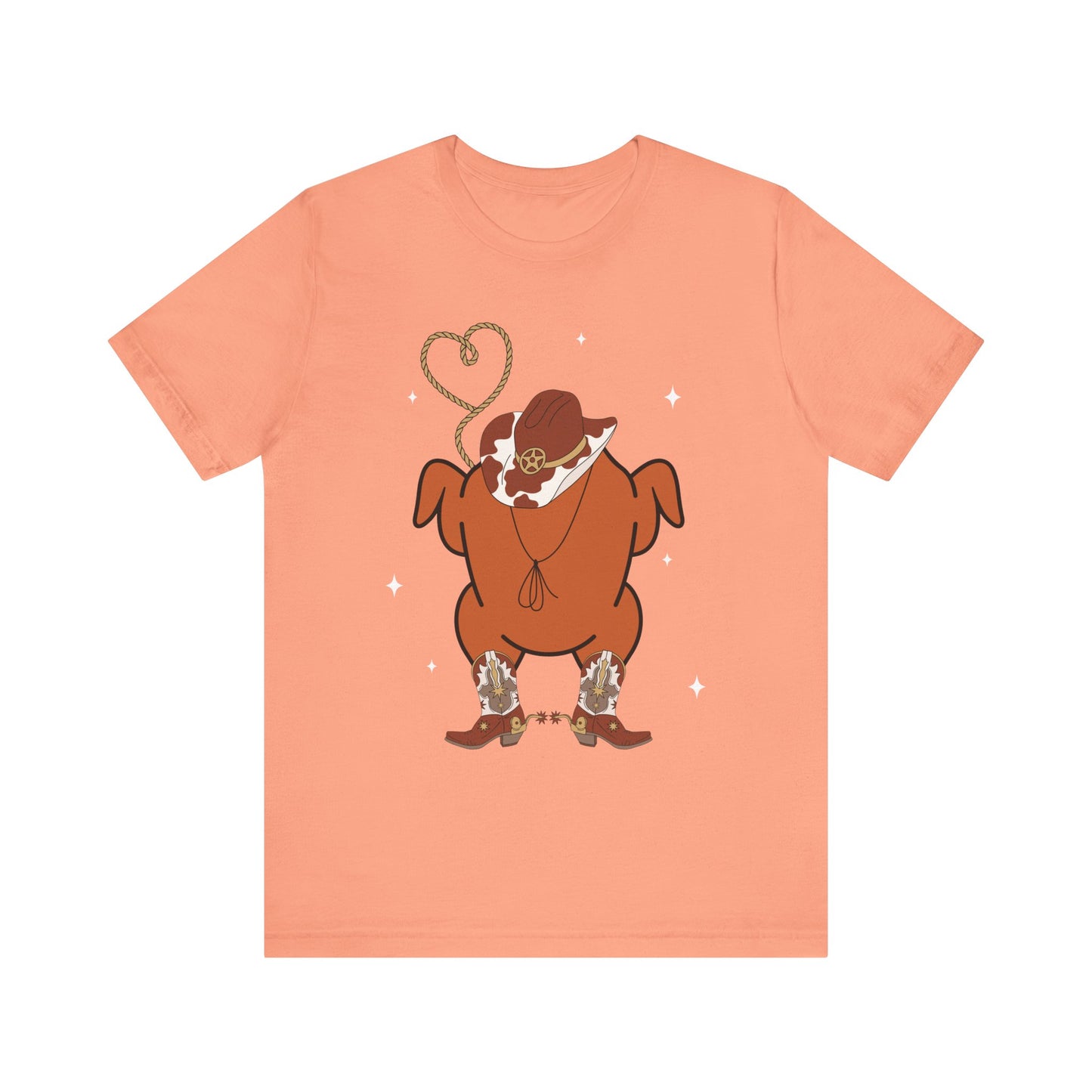 Western Cooked Turkey Shirt – Cowboy Cowgirl Rodeo Thanksgiving Tee