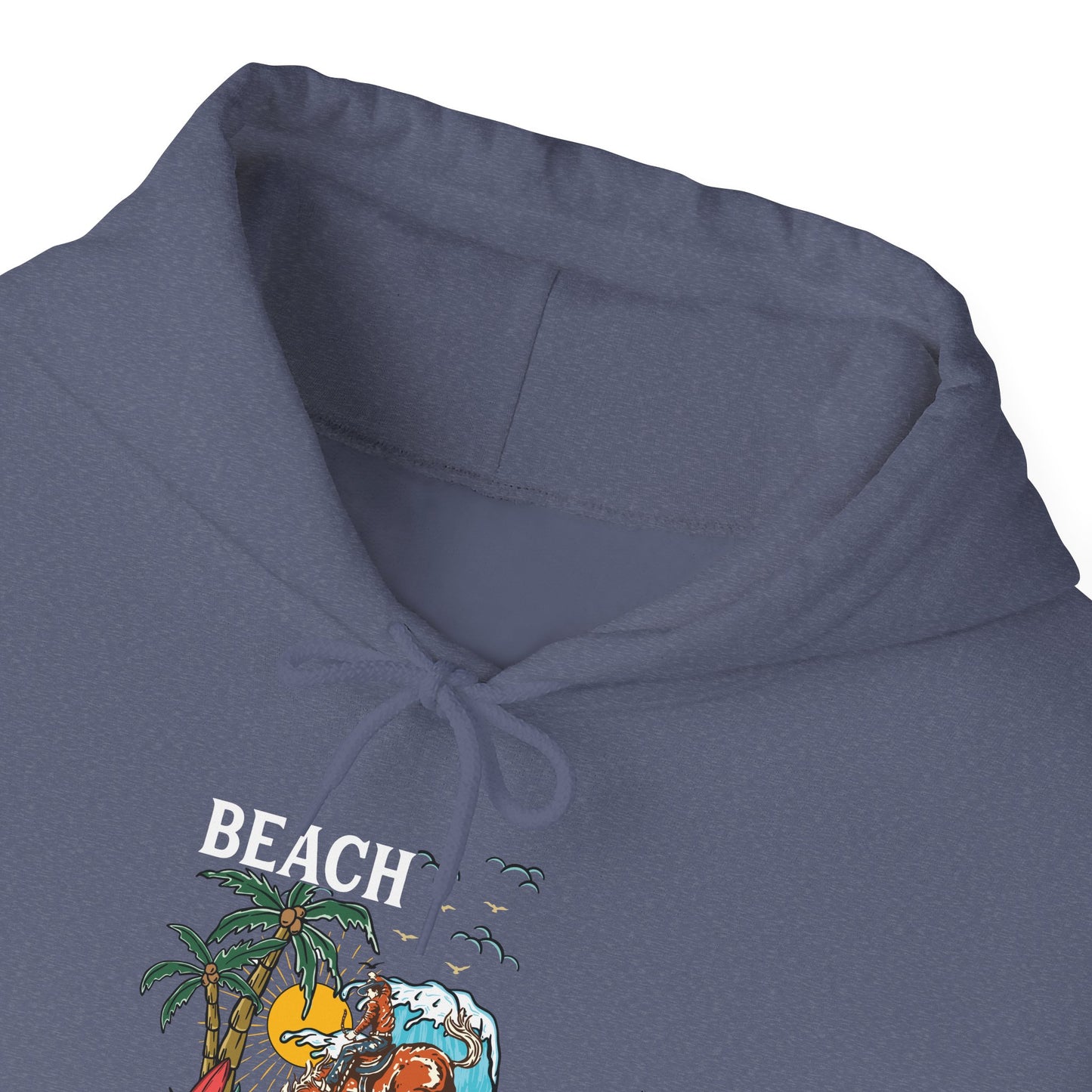 Beach Cowboy Hoodie – Tropical Palm Tree Western Rodeo Texas Pullover