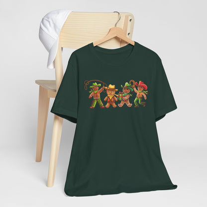 Gingerbread Cowboy Shirt – Funny Western Christmas Cookie Holiday Tee