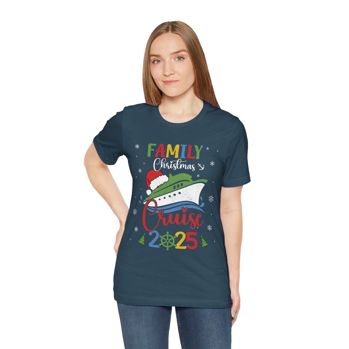 Family Christmas Cruise 2025 Shirt – Matching Cruisemas Family Vacation Tee, Holiday Boat Trip Outfit