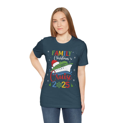 Family Christmas Cruise 2025 Shirt – Matching Cruisemas Family Vacation Tee, Holiday Boat Trip Outfit